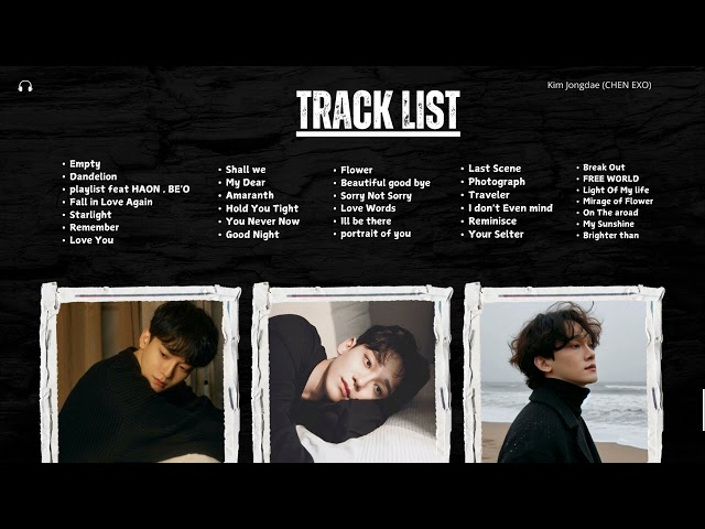 [FULL ALBUM] Kim Jongdae (CHEN EXO) #kpop #lyrics