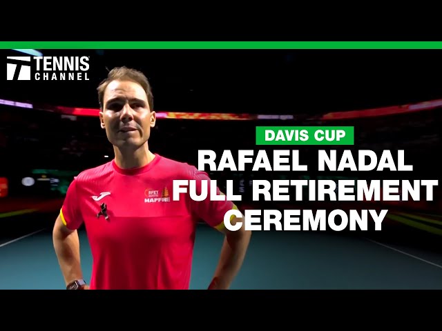 Rafael Nadal's Full Retirement Ceremony | 2024 Davis Cup Finals