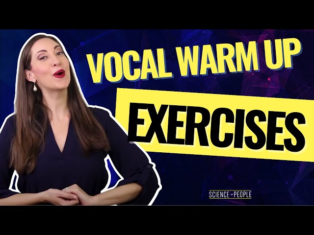 5 Vocal Warm Up Exercises Before Meetings, Speeches and Presentations