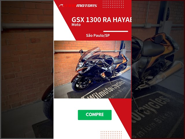 SUZUKI GSX 1300 RA HAYABUSA 2024 GASOLINA - FindMotors.com.br #Shorts