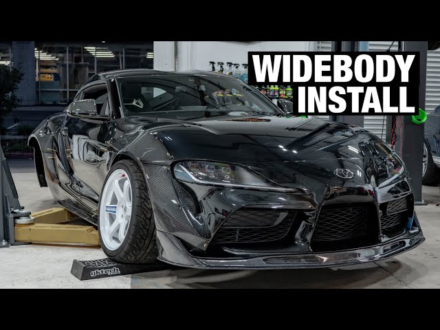 Building My Supra into a Competition Drift Car Ep.1 - Widebody Install