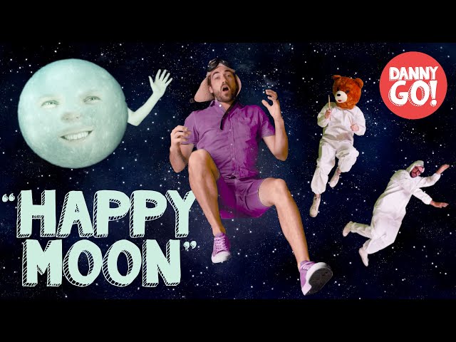 "Happy Moon" 🌝 🚀 Outer Space Dance | Danny Go! Songs for Kids