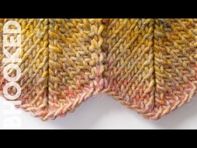 Knit Chevron Stitch Step-by-Step Instructions