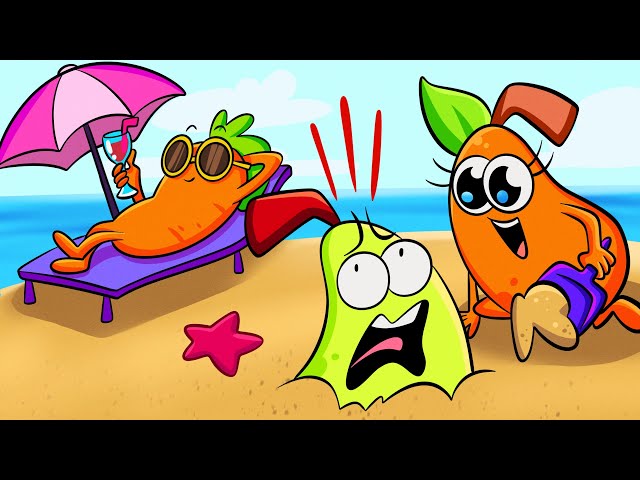 Hacks for Parents: Vacation Alone VS Vacation with Kids || Pear Couple Funny Cartoons