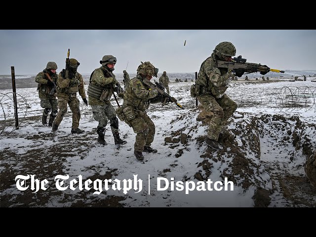 On the front line with British troops preparing to protect Europe from Russia