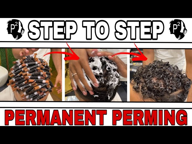 Permanent Hair PERMING  /  परमानेंट हेयर पर्मिंग  / curls permanent/ kaise kre