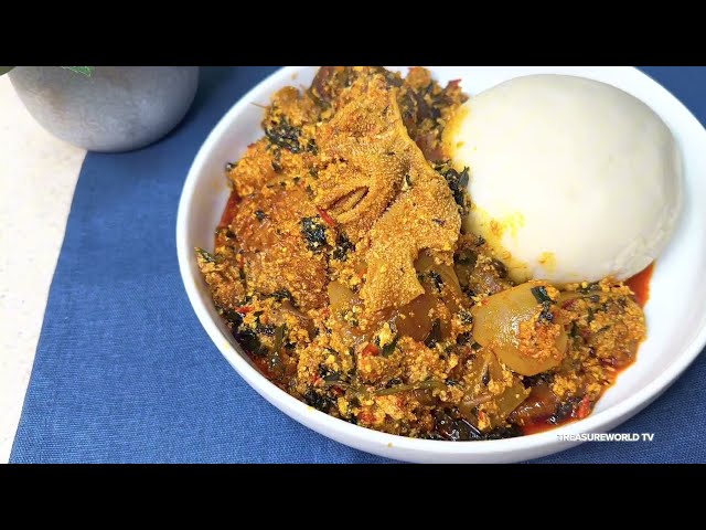 THE BEST METHOD TO MAKE RICH NIGERIAN EGUSI SOUP//MY FAVOURITE METHOD WITH 3 VEGETABLES// DETAILED!