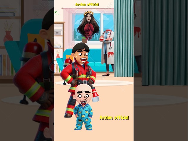 Upin ipin takut kak rose jadi setan #shorts #animasi #kartun #lucu #upinipin