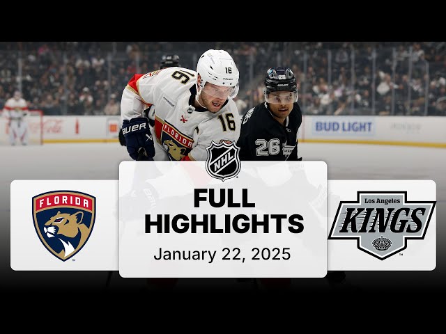 NHL Highlights | Panthers vs. Kings | January 22, 2025