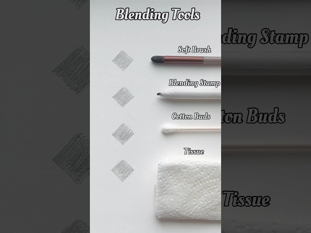 Shading & Blending Tools✏️ 🤔🎨 #shorts #drawing