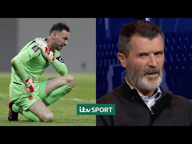 I'm angry watching it! 😆😡 - When Roy Keane fumed over Albania's goalkeeper | ITV Sport