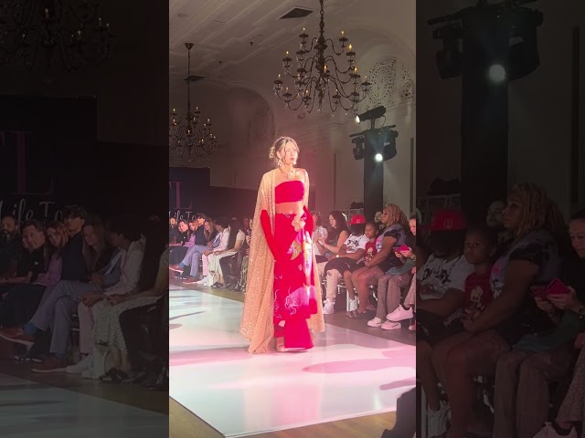 Super bright red girl #fyp #trend #lafw #fashion #music #singer #apm