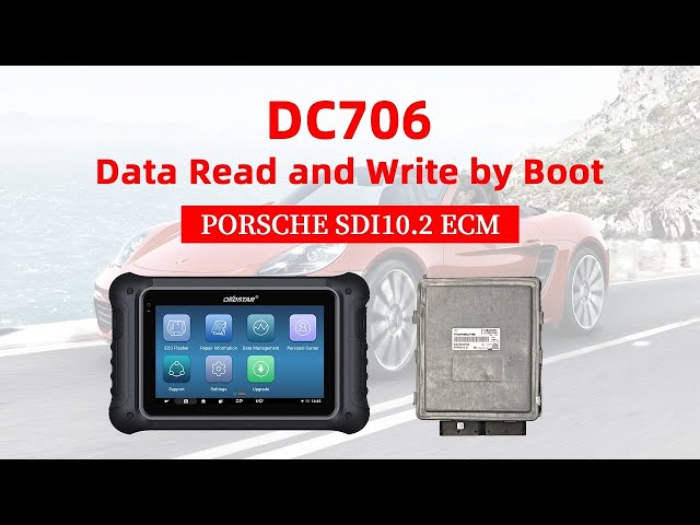 OBDSTAR DC706 Read Write Porsche SDI10.2 ECM Boot Mode - Cardiagtool