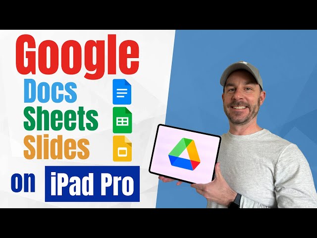 Tips on using Google Docs, Sheets, and Slides Professionally on 2024 iPad Pro!