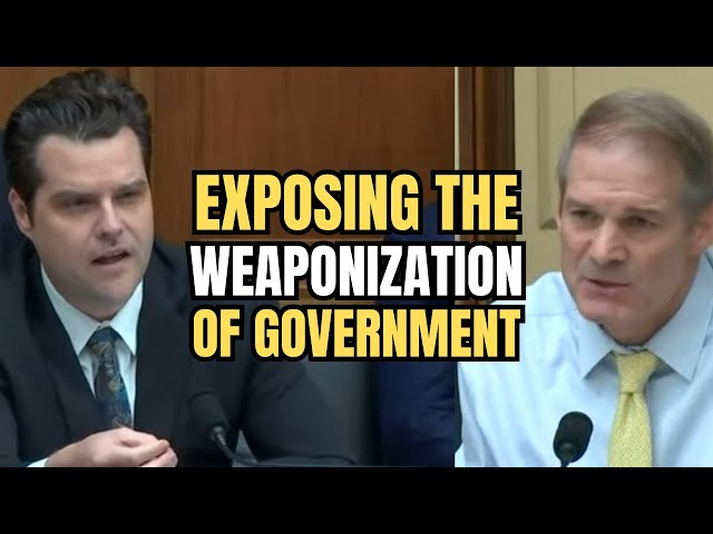 Jim Jordan and Matt Gaetz SHRED Alvin Bragg's Motives and Methods in NYC Case