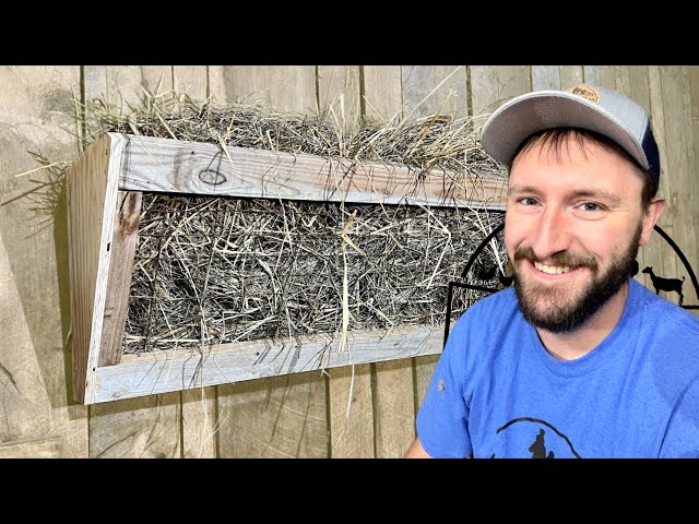 How to Build a SIMPLE Homestead Hay Feeder