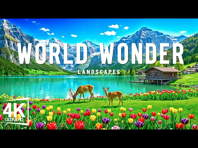 World Wonders 4K - Explore The World's Most Breathtaking Landscapes With Relaxing Music