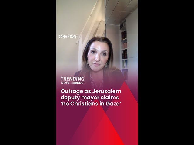 Outrage As Jerusalem Deputy Mayor Claims "No Christians In Gaza"