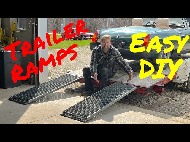 How to Make the Easiest Car Trailer Ramps You've Ever Seen!