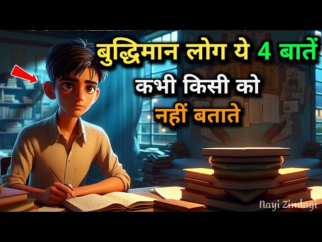 बुद्धिमान लोग यह 4 बातें किसी को नहीं बताते 🤫 || Buddhist Story | बुद्धिमान कैसे बने? #stories