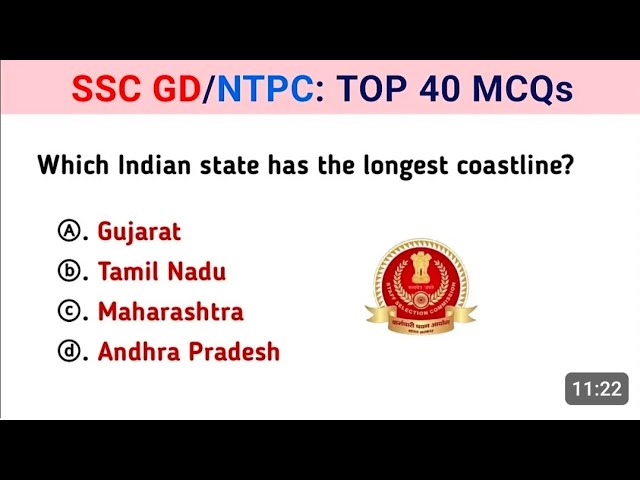 ||SSC GD 2025 SSC GD GK GS  RRB NTPC Mcq|| Railway NTPC||