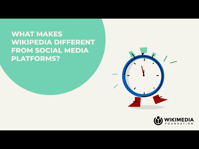 What makes Wikipedia different from social media platforms? | A WIKI MINUTE