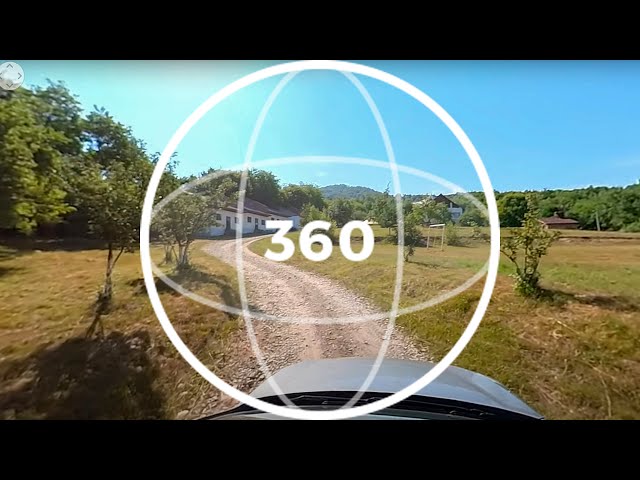 Driving in Romania 4K 360°: Sighetu Marmației - camp