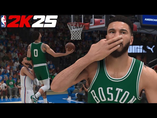 JAYSON TATUM CAN HOOP ON ALL 3 LEVELS!!! | NBA 2K25 GAMEPLAY