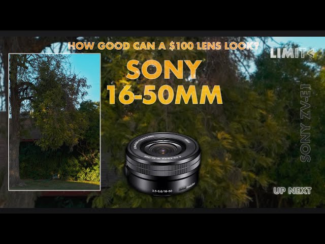 How Good Can The $100 Sony 16-50mm Kit Lens Look? | Filmmaking Gear