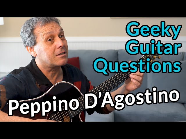 Top 50 Guitarist answers GEEKY GUITAR QUESTIONS — Peppino D'Agostino