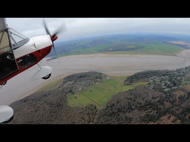 Morecambe Bay by Skyranger Microlight January 2022