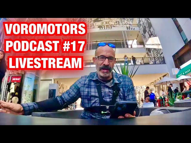 Voromotors Podcast episode #17 live from the road on the InMotion TS