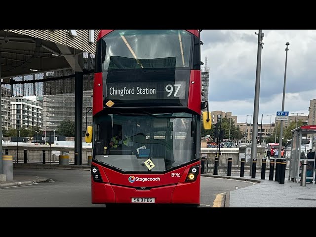 *SK19 FDG*Stagecoach London 2019Reg Wright StreetDeck HEV(Ex Tower Transit)