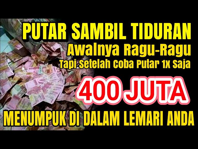 PUTAR SAMBIL TIDURAN ✅ UANG DATANG SENDIRI KERUMAH ANDA MELALUI MALAIKAT mikail ~ Doa pembuka rezeki