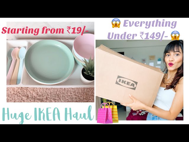 HUGE AFFORDABLE IKEA HAUL 2020 | Everything below ₹149 😱 |  Shreeja Bagwe