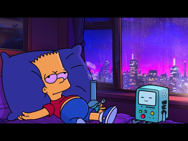 Rainy Smoky Night🚬 Lofi Hip Hop 🎵 [ Beats To Smoke / Chill / Relax / Stress Relief ]