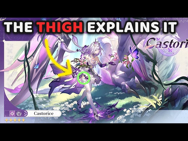 Castorice Rides Her Dragon!? | Castorice Drip Marketing Honkai Star Rail