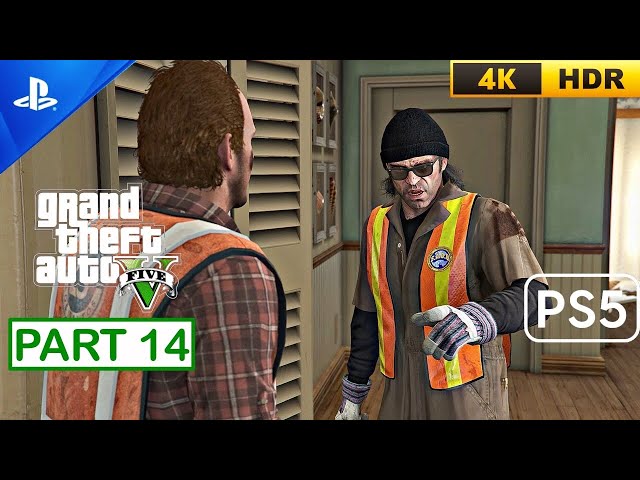 GTA V PS5 - Gameplay Walkthrough (60FPS 4K HDR) Part 14 No Commentary