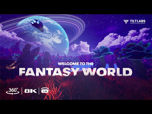 Amazing 8K VR 360° Video - Fantasy World - Created Using Unreal Engine 5 | Tiltlabs