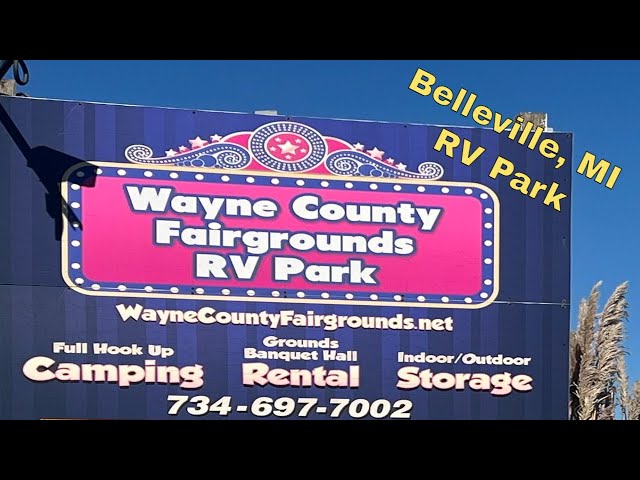 RV Park at Wayne County Fairgrounds, Belleville, MI