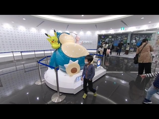 【3D VR】Pokemon Center Skytree Town, Japan ポケモンセンタースカイツリータウン　２