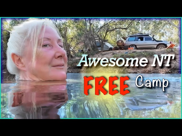 EP22 Mataranka, Bitter Springs, Katherine Hot Springs, AWESOME Free Camp with our Stockman Rover