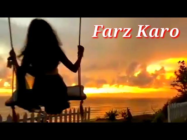 Farz Karo | Love Poetry Whatsapp Status | Romantic Poetry | Urdu Shayari | Aayzaz Ahmad Aazar