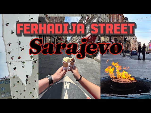 Sarajevo Main Street | Ferhadija in 4K | June 2024