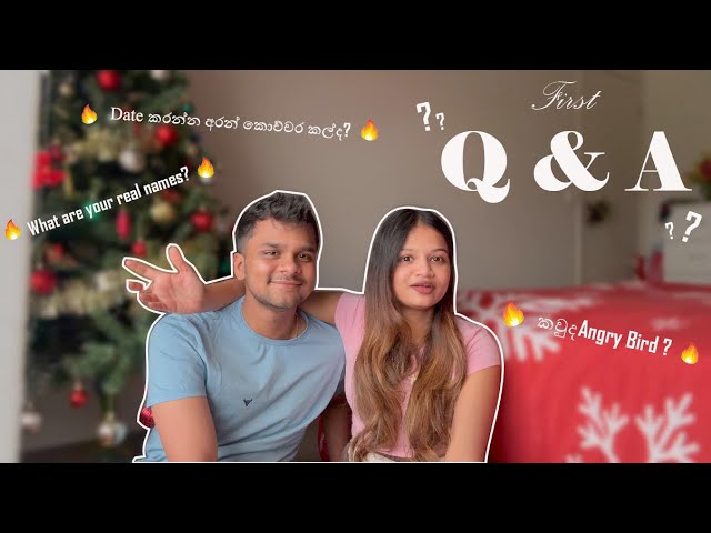 First Q & A | Thank you for your love 💗 | සිංහල vlog - Kitty and Jaan