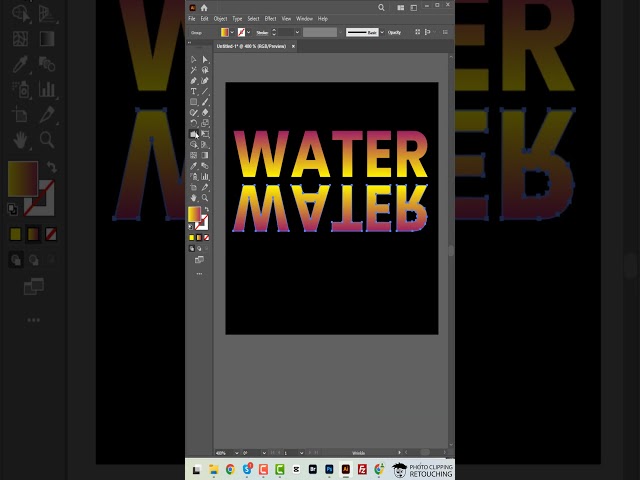 Wavy water effect in Adobe Illustrator 2025