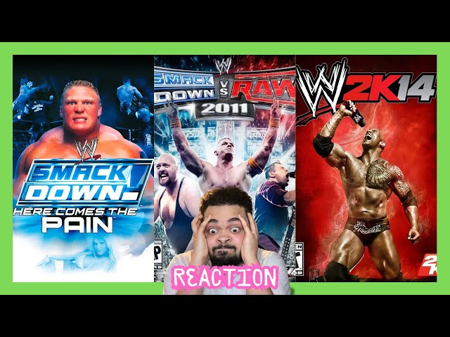 REACTING TO THE RANKINGS OF THE BEST WWE GAMES EVER!