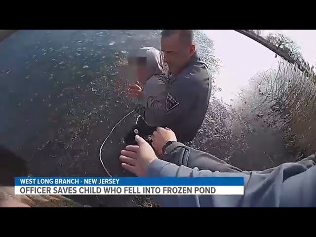 New Jersey cop saves child who fell in frozen pond, Hawaii volcano activity and more