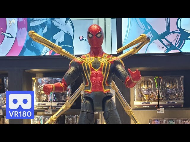 New Wonderful Spider-Man 3D 180VR 4K Marvel Avengers Shop