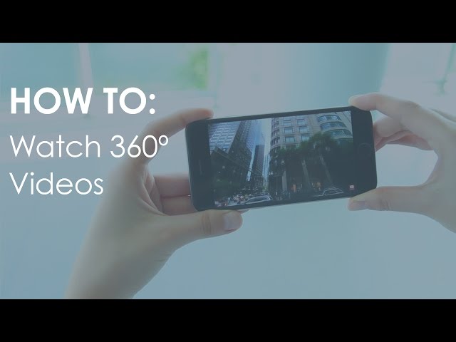 How To: Watch 360 Videos / ALLie 360 VR video camera